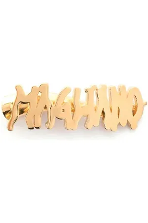 MAGLIANO Tilbehør, Herre, Gul, ONE SIZE, Uld, Guld Hårklip med Logo Lukning