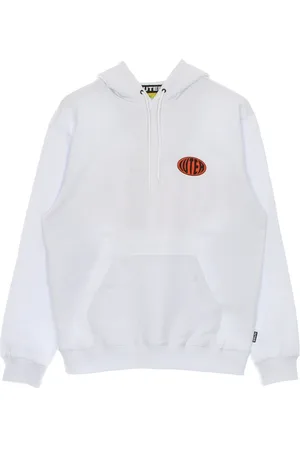 IUTER Sweathshirts & Hoodies, Herre, Hvid, XS, Bomuld, Hvid Hoodie med hætte Hungry