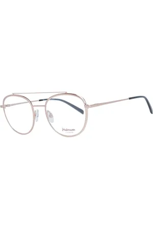 ANA HICKMANN Tilbehør, Dame, Lyserød, ONE SIZE, Uld, Rosaguld Aviator Optiske Rammer