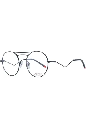 ANA HICKMANN Tilbehør, Dame, Sort, ONE SIZE, Uld, Sort Metal Aviator Optiske Rammer