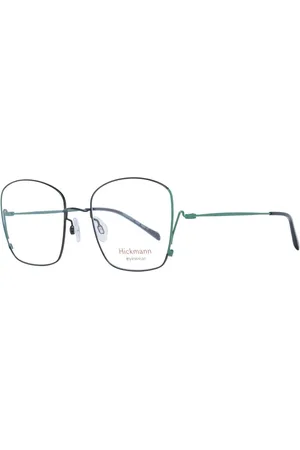 ANA HICKMANN Tilbehør, Dame, Sort, ONE SIZE, Uld, Sort Metal Square Optiske Rammer Kvinder