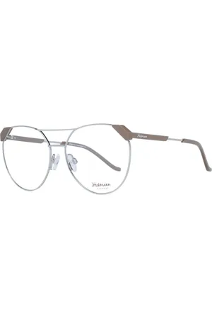 ANA HICKMANN Tilbehør, Dame, Grå, ONE SIZE, Uld, Sølv Aviator Optiske Rammer med Demo Linser
