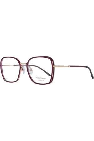 ANA HICKMANN Tilbehør, Dame, Rød, ONE SIZE, Uld, Røde Metal Square Optiske Rammer