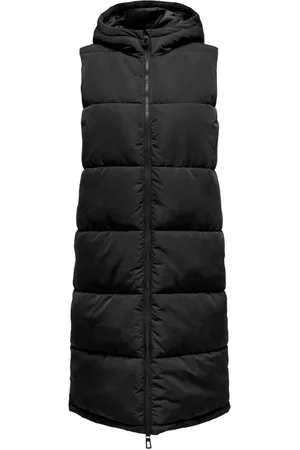 ONLY Jakke, Dame, Sort, M, Ærmeløs Puffer Vest
