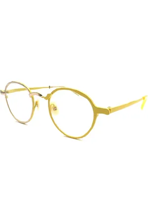 MASAHIROMARUYAMA Tilbehør, Dame, Gul, 47 MM, Metaloptiske rammer til kvinder