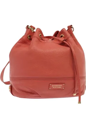 Burberry Pre-owned, Dame, Lyserød, ONE SIZE, Pre-owned Laeder rygsaekke