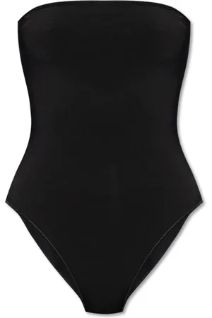 Alaïa Top, Dame, Sort, S, Uld, Off-shoulder bodysuit
