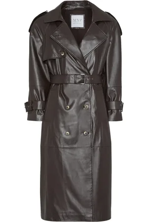 MVP Wardrobe Frakke, Dame, Brun, XS, Uld, Spirit Trench