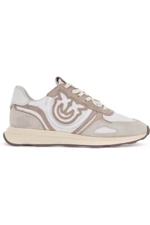 Pinko Sko, Dame, Flerfarvet, 37 EU, Nylon, Love Birds Nylon Sneakers