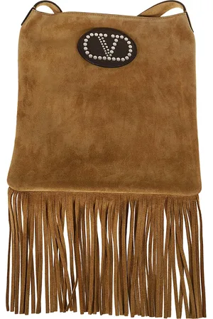 VALENTINO GARAVANI Taske, Herre, Brun, ONE SIZE, Læder, Fondant Crossbody Taske