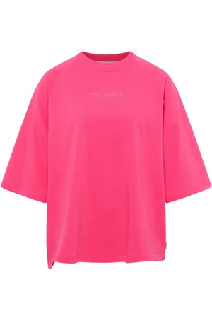 Carlo Colucci Top, Dame, Lyserød, L, Bomuld, La Famiglia Drovandi T-shirt