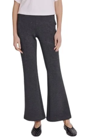 Berenice Bukser, Dame, Sort, S, Polyester, Flarede Grå Bukser Simpelt Stil