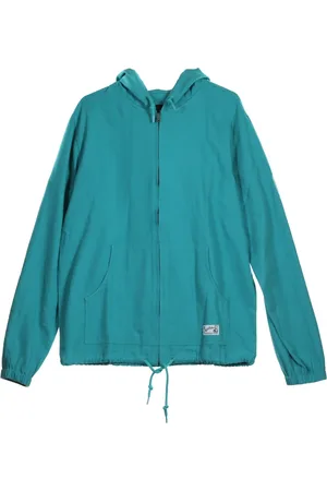 Huf Jakke, Herre, Blå, M, Bright Aqua Zip Up Hoodie