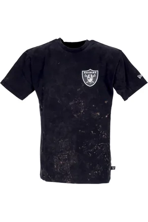 New Era Top, Herre, Sort, M, Bomuld, NFL Vasket Grafisk Tee Las Vegas Raiders