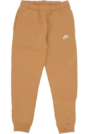 Nike Bukser, Herre, Brun, S, Bomuld, Klub Jogger Sweatshirt Dragt Flax/Hvid