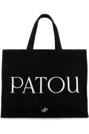 Patou Taske, Dame, Sort, ONE SIZE, Bomuld, Stilfuld Sort Bomuld Indkøbstaske