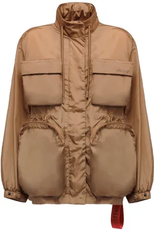 afterlabel Jakke, Dame, Lyserød, M, Nylon, Nylonfrakke med lynlåslommer