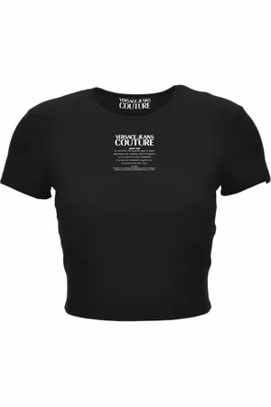 VERSACE Top, Dame, Sort, 2XS, T-shirts og Polos