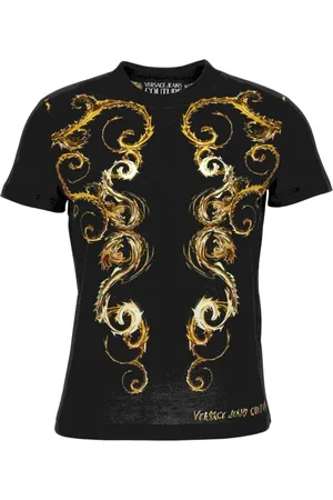 VERSACE Top, Dame, Sort, S, Bomuld, T-shirts og Polos