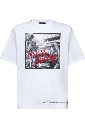 Dolce & Gabbana Top, Herre, Hvid, L, Hvide T-shirts og Polos