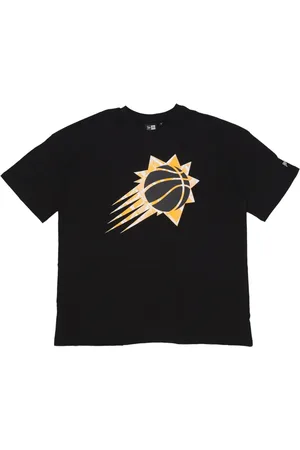 New Era Top, Herre, Sort, M, Bomuld, Phoenix Suns Logo Tee Sort/Lilla