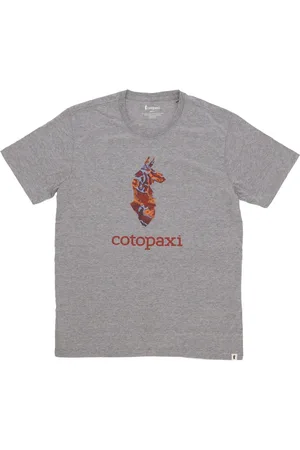 COTOPAXI Top, Herre, Grå, M, Bomuld, Lama Print T-shirt Heather Herre