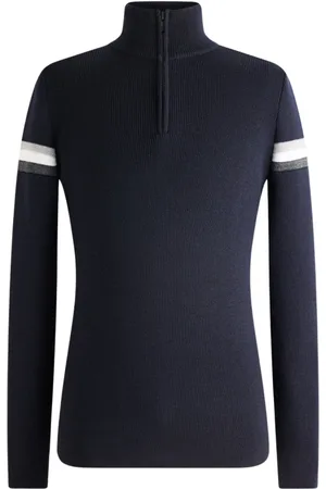 Fusalp Strik, Herre, Blå, L, Uld, Wengen Sweater