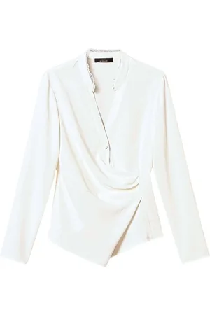 Twin-Set Bluser & Skjorter, Dame, Hvid, XS, Polyester, Hvid Sweatshirt Aw24
