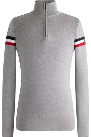 Fusalp Strik, Herre, Grå, L, Uld, Wengen Sweater