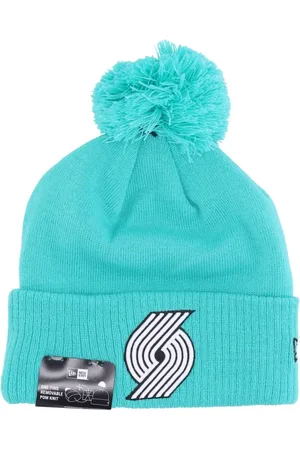 New Era Tilbehør, Herre, Blå, ONE SIZE, Uld, NBA City Night Pom Pom Beanie