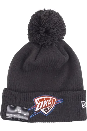 New Era Tilbehør, Herre, Sort, ONE SIZE, Uld, NBA City Night Pom Pom Beanie