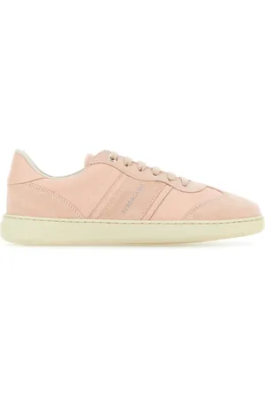 Salvatore Ferragamo Sko, Dame, Lyserød, 35 1/2 EU, Læder, Pastel Læder Sneakers