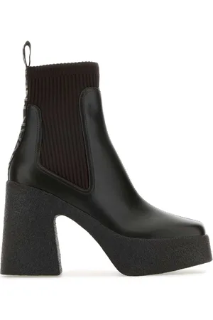 Stella McCartney Sko, Dame, Brun, 40 EU, Mørkebrune Alter Mat Skyla Ankelstøvler