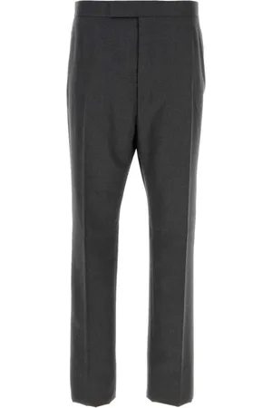 Thom Browne Bukser, Herre, Grå, S, Uld, Grafit uldbukser