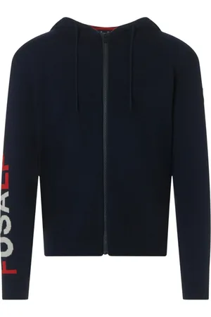 Fusalp Sweathshirts & Hoodies, Herre, Blå, 2XL, Uld, Terence Zip-Up Cardigan
