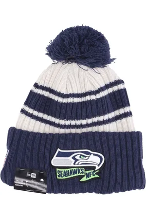 New Era Tilbehør, Herre, Flerfarvet, ONE SIZE, Uld, Seahawks Pom Pom Beanie Hat