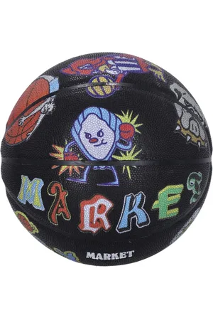 MARKET Sport, unisex, Flerfarvet, ONE SIZE, Varsity Overload Basketball med All-Over Logo