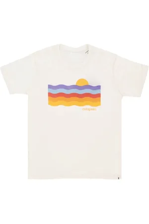 COTOPAXI Top, Herre, Hvid, L, Bomuld, Disco Wave Tee Bone T-Shirt