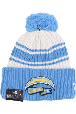 New Era Tilbehør, Herre, Flerfarvet, ONE SIZE, Uld, Chargers Pom Pom Beanie Hat