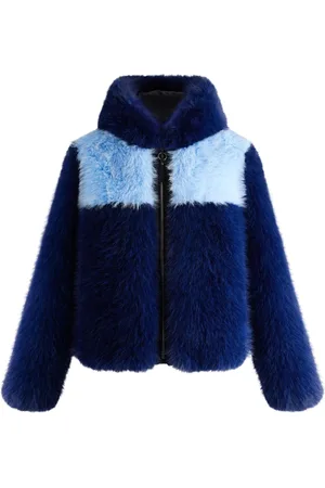 Fusalp Jakke, Dame, Blå, XS, Faux Fur, Jeanine Blouson