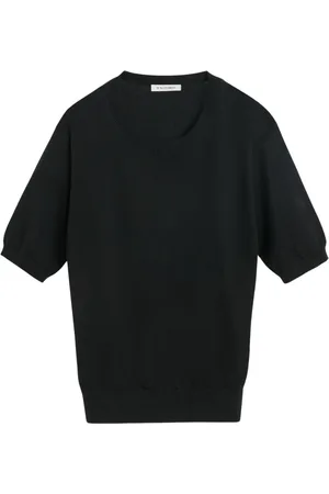 By Malene Birger Strik, Dame, Sort, S, Uld, Sort T-Shirt Lelle