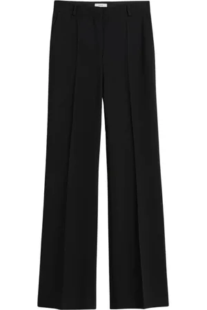 Totême Bukser, Dame, Sort, L, Uld, Elegante Flare Bukser