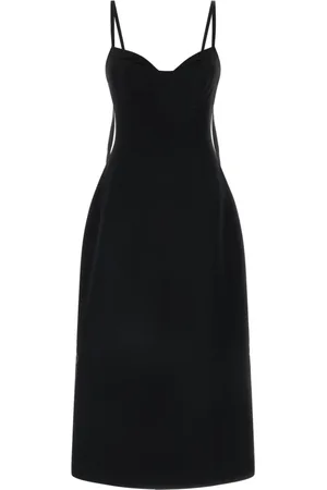 CO Kjole, Dame, Sort, XS, Uld, Bustier Cut Kjole