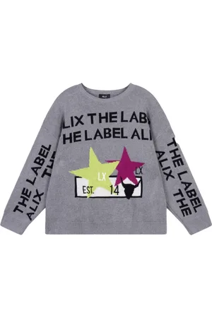Alix the label Strik, Dame, Grå, XS, Uld, Stilfuldt strik til kvinder