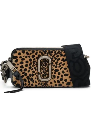 Marc Jacobs Taske, Dame, Brun, ONE SIZE, Uld, Leopard Print Læder Skuldertaske