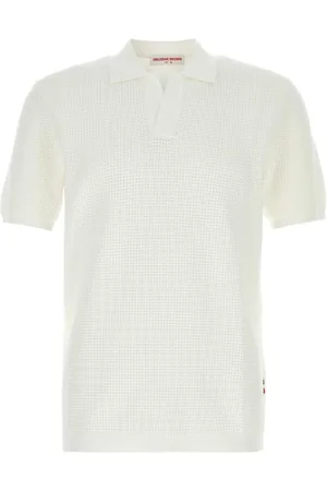 Orlebar Brown Top, Herre, Hvid, L, Hvid Roddy Polo Shirt