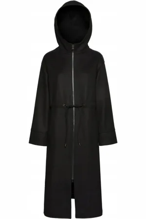 Geox Frakke, Dame, Sort, 3XL, Bomuld, Lang Åndbar Frakke