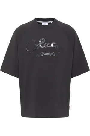 Carlo Colucci Top, Herre, Sort, XS, Bomuld, Premium Familie Oversize T-Shirt