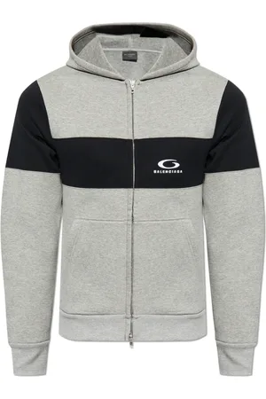 Balenciaga Sweathshirts & Hoodies, Herre, Grå, L, Bomuld, Hættetrøje