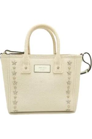 Jimmy Choo Pre-owned, Dame, , ONE SIZE, Uld, Pre-owned Canvas totes